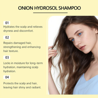 EXCALVO Natureal Organic Onion Scalp Therapy Shampoo with Essential Oil for Aromatherapy