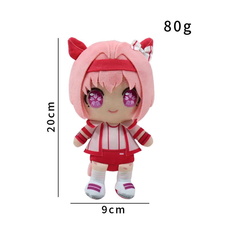 YT4 Uma Musume Pretty Derby Haru Urara Plushie Kawaii Bông Sang Trọng Đồng Hành Búp Bê