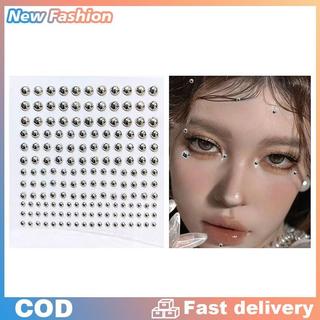 khuyên tai Kim cương Sticker giả tự dính thạch không xuyên mắt tai mặt cơ thể đồ trang sức cho phụ nữ Sticker pha lê
