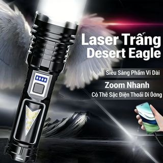 Đèn Pin LED Siêu Sáng với Zoom và Sáng Cạnh, Nhiều Chế Độ Chiếu Sáng Linh Hoạt, Tiện Dụng Cho Mọi Hoạt Động