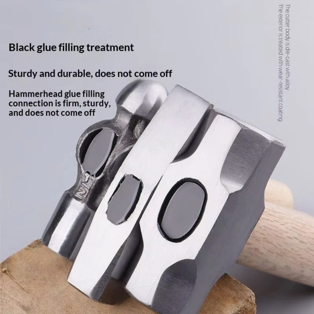 Búa gỗ đa năng SAIA, cán gỗ, đầu thép carbon cao, nhỏ gọn, tiện dụng cho hoạt động ngoài trời