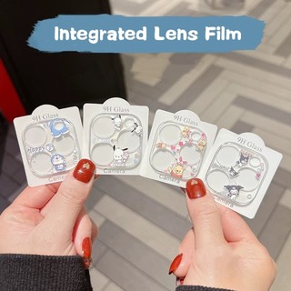 Phim Hoạt Hình Hình Mèo Điện Thoại Ống Kính Máy Ảnh Bảo Vệ Cho iPhone 16 Pro Max 17 16 Plus Camera Kính Cường Lực Trong Suốt