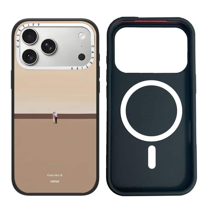 CASECASE X Feels linke 18 Ốp Lưng Máy Ảnh Màu Trắng Vòng Phiên Bản Mờ Đen Cứng Hút Từ Tính Tác Động Dành Cho Apple IPhone 13 14 15 16 17 Pro Max Air Plus Có Hộp