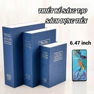 Hộp sắt an toàn hình sách, kích thước 24 x 15,5 x 5,5 cm – hộp tiết kiệm tiền an toàn và tiện lợi với mật khẩu