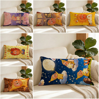 Vỏ đệm xe bằng polyester in hình một mặt Twinkle Twinkle dễ thương, vỏ gối hình chữ nhật, trang trí nhà cửa, quà tặng cho bạn bè và gia đình (không bao gồm chèn gối).