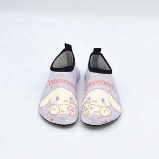 Sanrio Kuromi Bé River-Upstream Giày Mùa Hè Mỏng Chống Trơn Trượt Làm Mát Chơi Nước Đế Mềm Giày Đi Biển Trẻ Em