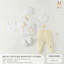 BỘ Sơ SINH CÀI CHÉO SỢI TRE KHÁNG KHUẨN [ SIÊU MỀM, MÁT,CO DÃN VÀ THẤM HÚT TỐT] SZ 0/3M - 3/6M TẶNG PHỤ KIỆN (HSCC001)