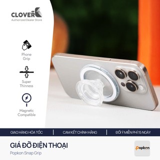 Giá Đỡ Nam Châm Cho iPhone Xoay 360 Độ Mỏng 6mm Cầm Tay Chắc Chắn