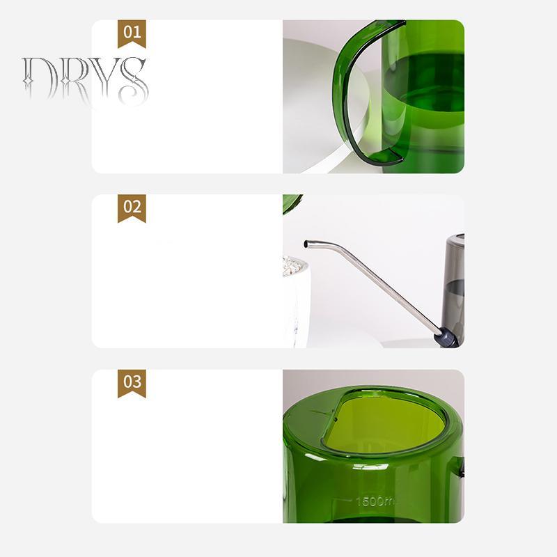 (TFT) 1L Miệng Dài Tưới Cây Nhựa Tưới Chậu Phụ Kiện Tưới Nhà Hoa Thiết Thực Dụng Cụ Làm Vườn Tay Cầm MỚI