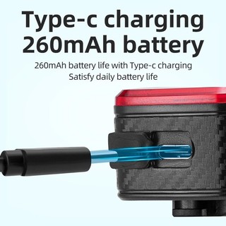 Đèn Hậu Xe Đạp Thông Minh, Chống Nước IPX6, Sạc USB Tiện Lợi Phanh thông minh + cảm biến rung (đế đôi) AIMVUKES