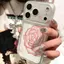 Màu hồng Rose Butterfly cho 16 trường hợp iPhone 17Air Space Case 14 13 11Pro