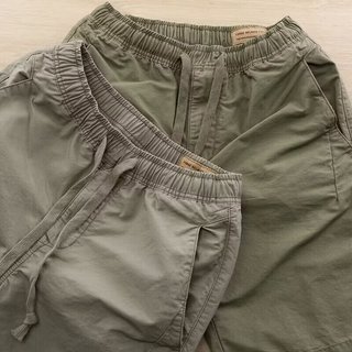 Quần short nam mới mùa hè, chất liệu cotton, thiết kế dây rút