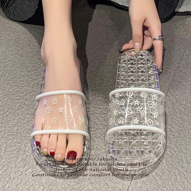 Dép nữ đi trong nhà, dép nhựa quai ngang đi trong nhà vệ sinh chống trơn trượt