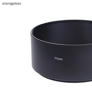 [Hộp đựng] 40.5mm 43mm 46mm 49mm 52mm 55mm 58mm 62mm 67mm 72mm 77mm Ống kính kim loại dài cho ống kính máy ảnh Tấm che nắng đa năng Đẹp