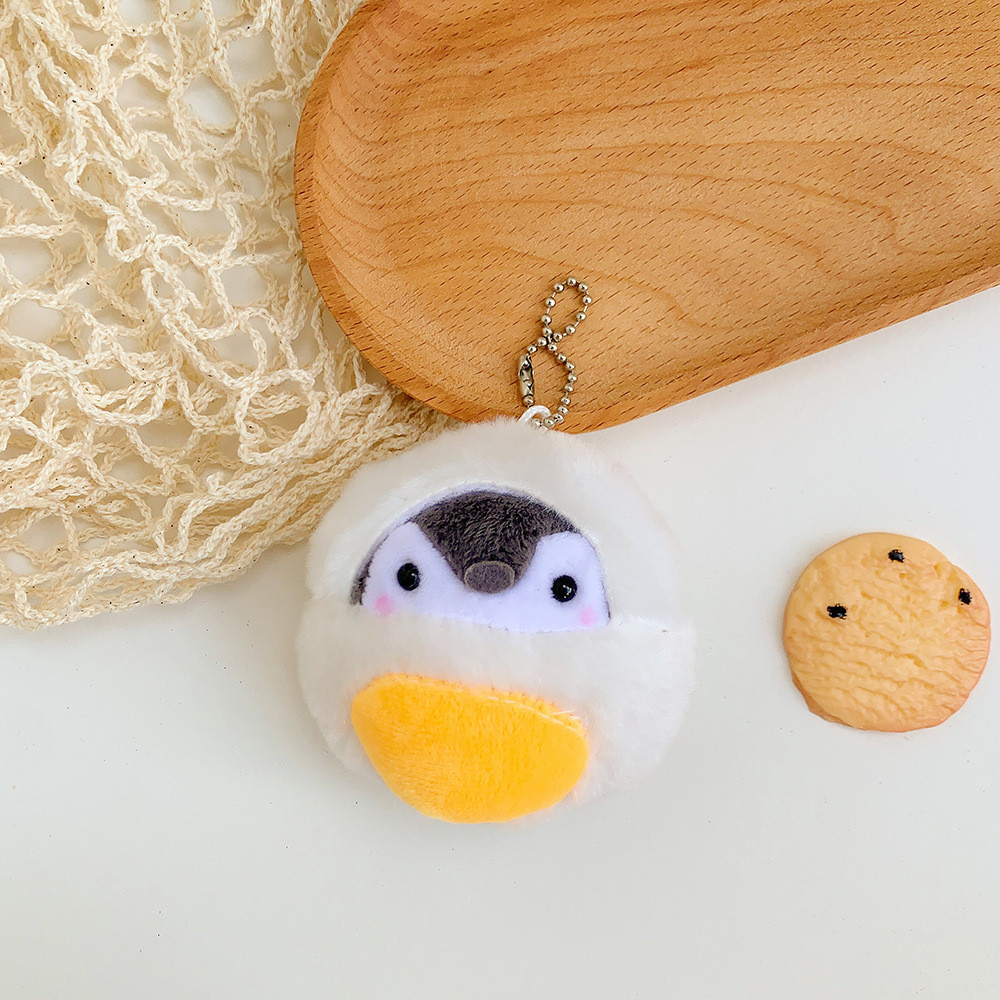 PS1 Kawaii Chim Cánh Cụt Sang Trọng Túi Quyến Rũ Thực Phẩm Nhật Bản Trang Phục Takoyaki Bánh Mì Tempura Onigiri Móc Khóa SP1