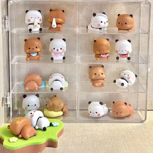 2 Cái / bộ Gấu Trúc Bubu Dudu Gấu Búp Bê Mô Hình Kawaii Sưu Tập Trang Trí Nội Thất Ô Tô Trang Trí Bàn Làm Việc Nhà Đồ Trang Trí