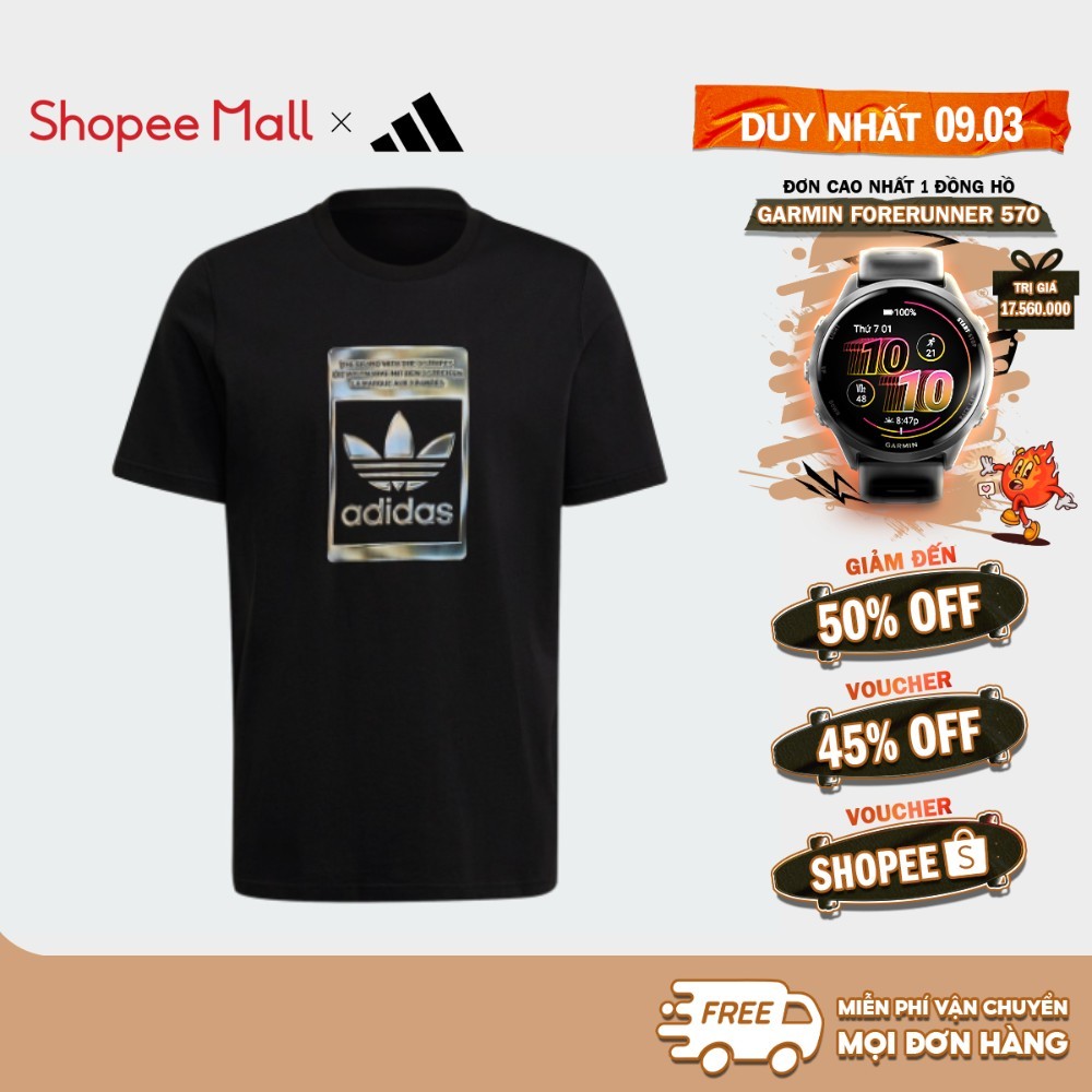 adidas Phong cách sống Áo Thun Camo Pack Nam Đen H13502