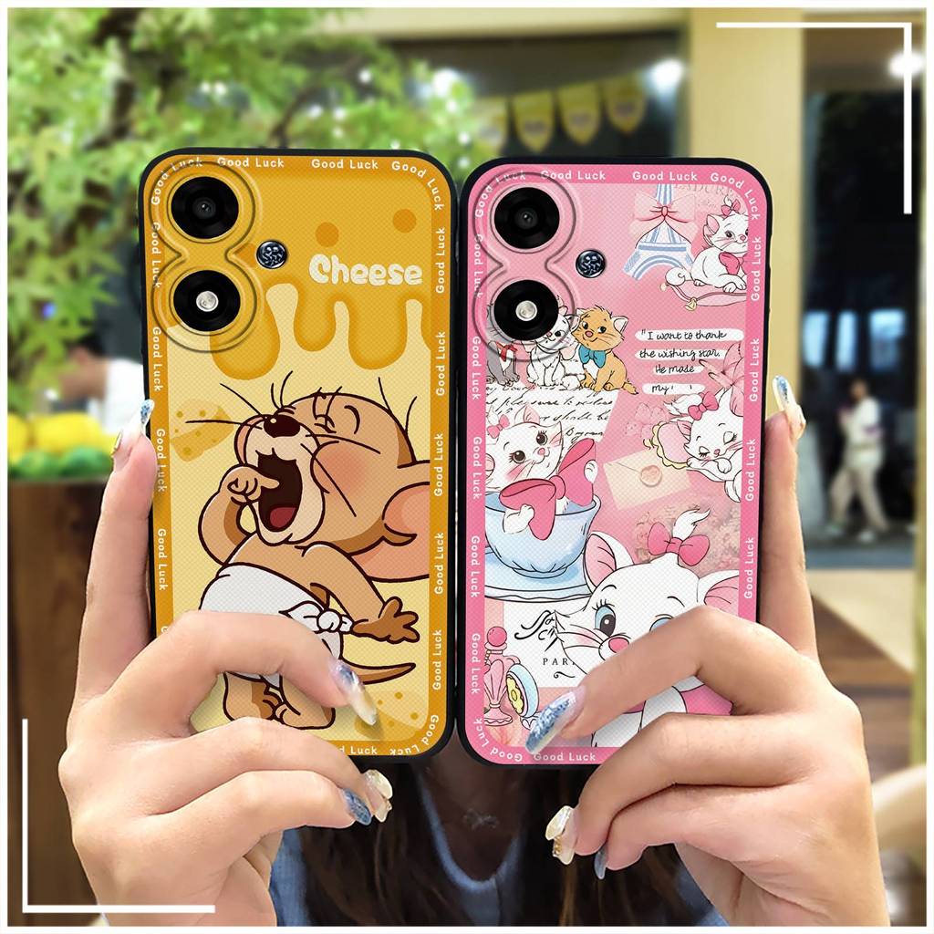 Ốp điện thoại OPPO A2m 5G / A1i 5G TPU mềm hoạt hình dễ thương, bảo vệ toàn diện, chống va đập, chống bụi bẩn