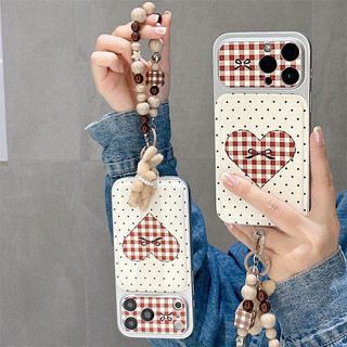 Love Wave Point + Vòng tay cho iphone17 17promax 16promax 15promax 14 / 13 / 15 / 16pro iphone13 TPU mới chống bụi