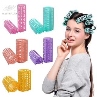 [hatheaven] Con lăn uốn tóc không nhiệt cho nữ, tạo kiểu tóc phồng, phụ kiện uốn mái lười, màu ngẫu nhiên