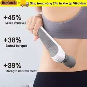 Hiện vật massage BAMBOOB, Dụng cụ massage Mini rung cầm tay, Thư giãn toàn thân ABS có thể sạc lại nhanh Dụng cụ massage điện chân eo