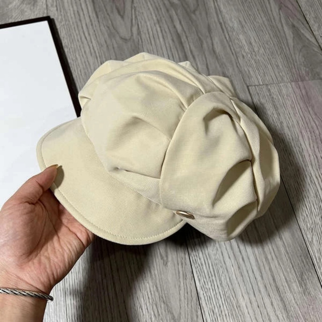 Mũ Nồi Xếp Ly,Mũ Beret Cho Nữ Phong Cách Hàn Quốc Trẻ Trung TL001