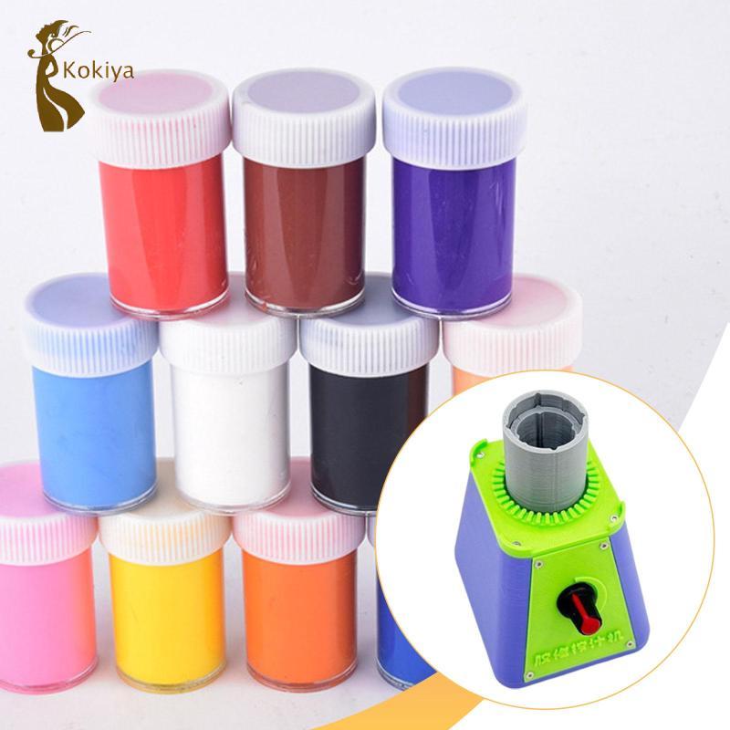 Máy trộn sắc tố mini cho mẫu sơn, đế hút acrylic, máy trộn sơn mẫu