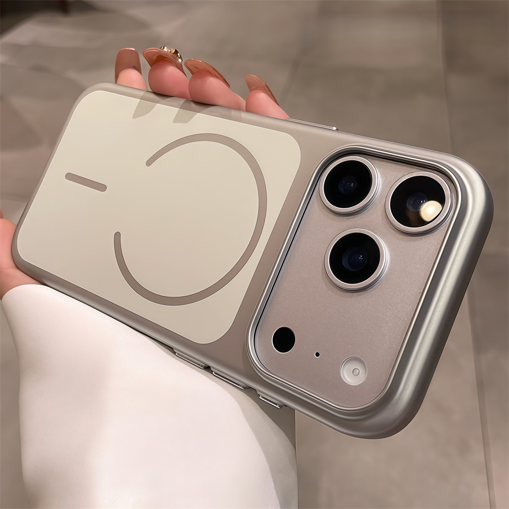 Ốp điện thoại PC từ tính chất lượng cao cho iPhone 17 Pro Max 12 13 14 15 16 pro max Ống kính Bảo vệ Camera Vỏ chống sốc Vỏ cứng Vỏ bảo vệ điện thoại