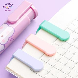 HFTOY Bấm hoạt hình bút chì tẩy Loại bút dễ thương, lõi cao su thay thế, phù hợp học sinh trẻ em, quà tặng văn phòng