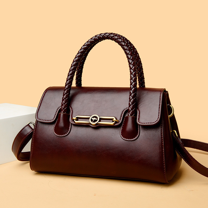Authentic women's bag, new handbag, large-capacity shoulder bag, high-quality, stylish, simple, versatile crossbody bag