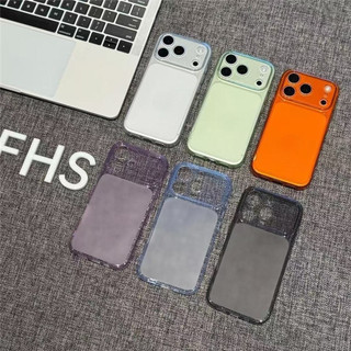 Ốp điện thoại TPU mềm mờ siêu mỏng kẹo mờ mờ cho iPhone 17 16 15 14 13 Pro Max Plain Slim Vỏ điện thoại bảo vệ chống sốc