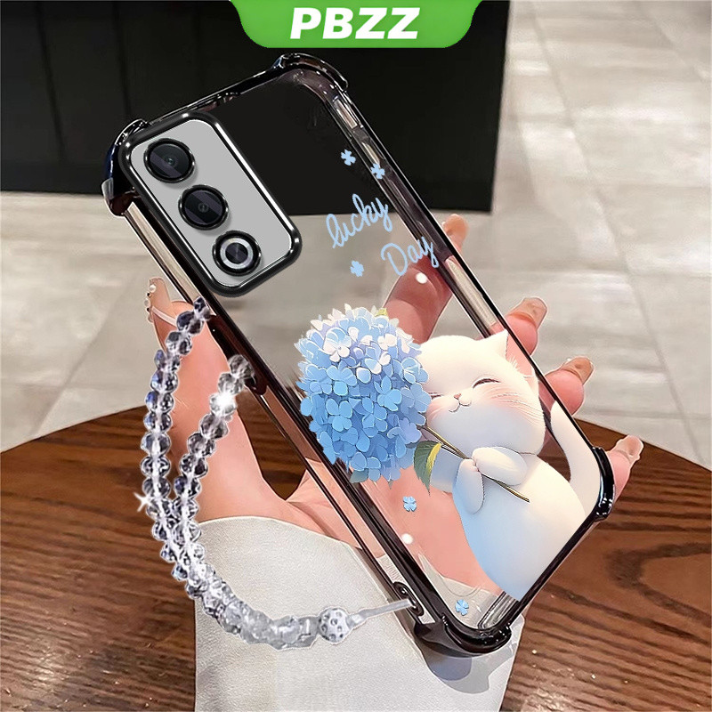 Ốp Lưng Cho OPPO a3 pro 5G OPPO A3PRO 5G Vỏ Điện Thoại Vỏ Mềm Silicon Chống Sốc Thiết Kế Mới Thẩm Mỹ Trong Suốt Hoạt Hình Vòng Tay Mèo Cho Bé Gái SJSLLSHM01