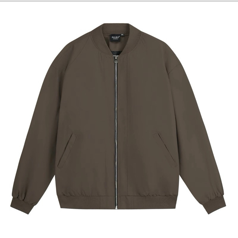 Áo khoác Bomber dù hai lớp trượt nước cản gió trong tia UV menwear jacket