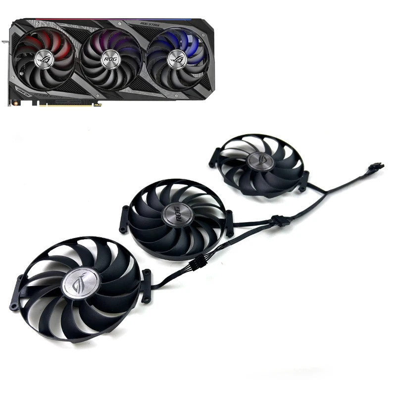 Quạt Làm Mát MỚI 97mm CF1010U12S Dành Cho ASUS ROG STRIX RTX 3060 3070 3080 Ti 3090 GAMING RX 6700 6800 XT Quạt Card Video