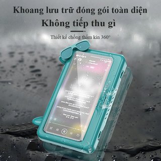 Hộp điện thoại chống nước – Xoay 360°, dùng phòng tắm – Phù hợp máy dưới 6.8 inch – Nhựa cao cấp – Dễ lắp