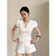 ÁO TAY PHỒNG NHÚN NGỰC ĐÍNH NƠ N33