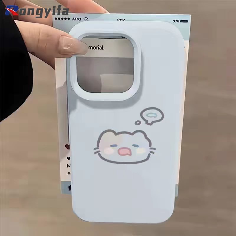 Ốp Điện Thoại Mèo Hoạt Hình Cho OPPO Reno 15F 15C 15 Pro Max Mini 14 13 11 Pro 5G Vỏ Màu Kẹo Dễ Thương Ngộ nghĩnh Mờ Chống Sốc Ốp Lưng Mềm