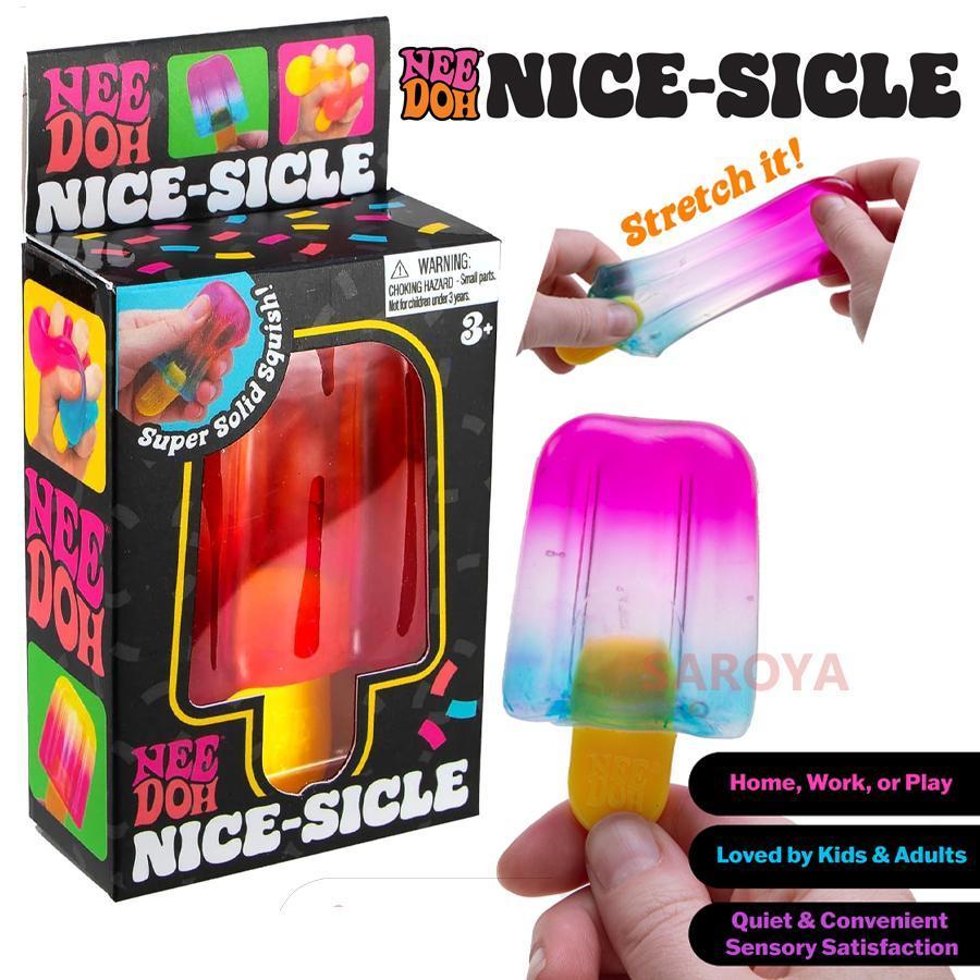 Schylling Needoh Đồ chơi bóp giác quan biểu bì đẹp Đồ chơi giảm căng thẳng Fidget Đồ chơi cảm giác cho trẻ em saixit2vn