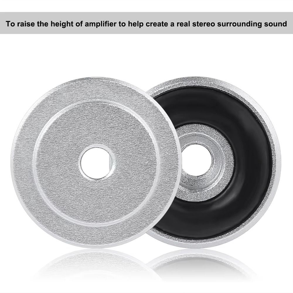 STABFOAM 1 / 4 Miếng đệm chân, Đế loa HIFI hợp kim nhôm, Đế khuếch đại cách ly chống sốc bền 20x8mm Chân đế cho loa Bộ khuếch đại CD