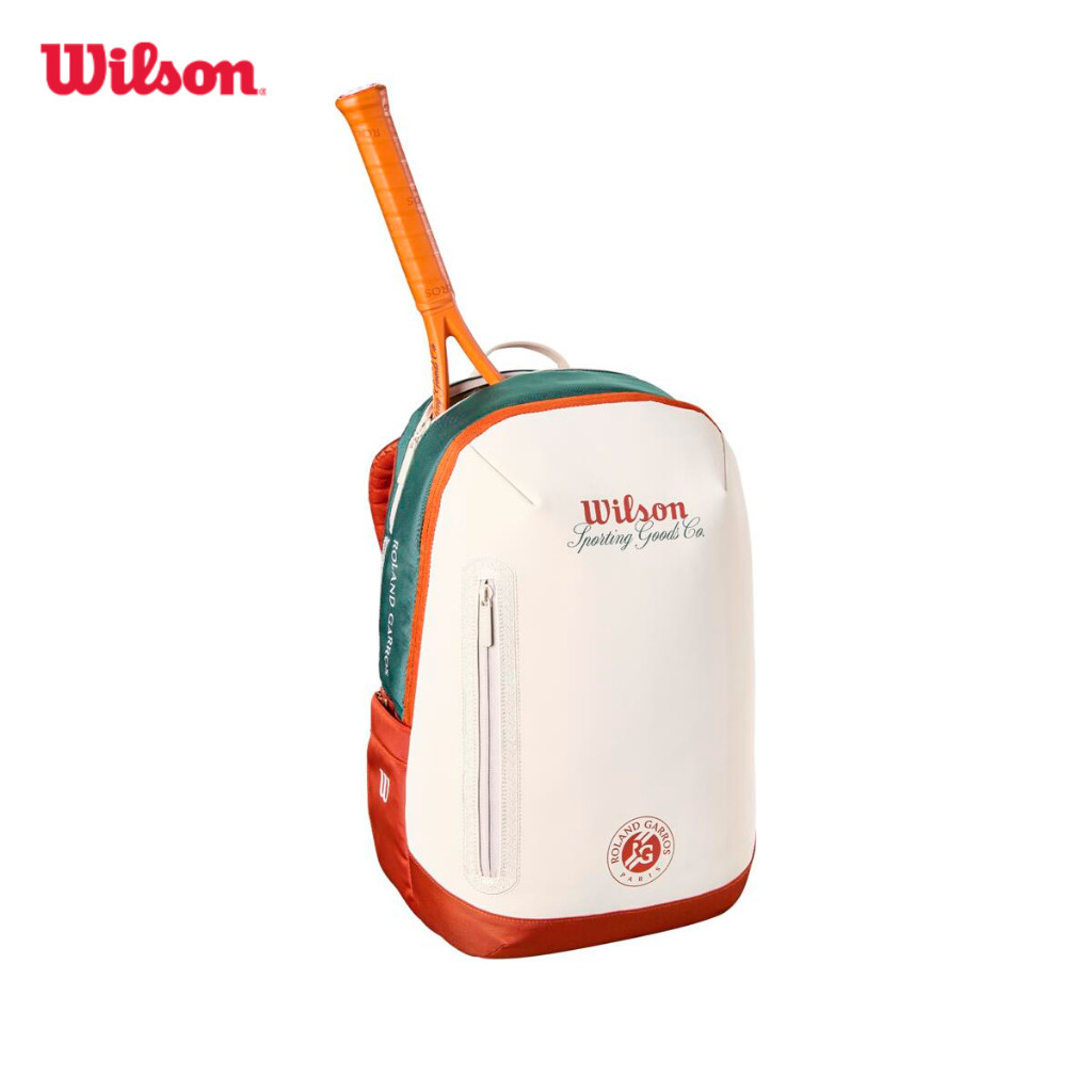 Wilson Roland Garros 2026 Tennis Backpack Balo Đựng Vợt Tennis Thể Thao WR8052601001