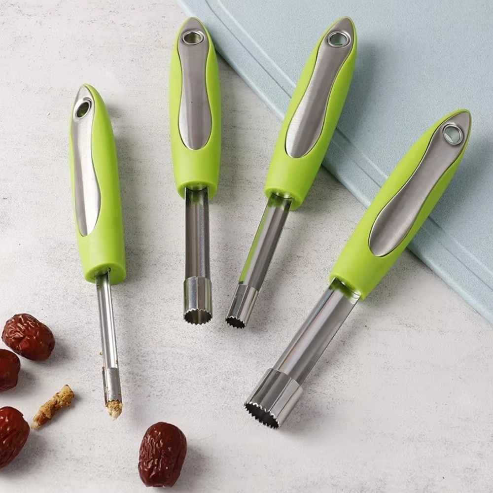 JVSUB Fruit Pitter, Remover Thép không gỉ Core Remover, Core Remover Fruit Corer Tiện ích nhà bếp