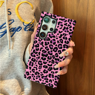 Ốp bảo vệ họa tiết Leopard Print Stars phù hợp cho Samsung s26 s26ultra s22u s23 plus s23FE s24 s25 plus A55 A56 A36 ốp điện thoại di động