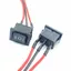 LACYESUK 10 Cái Bộ Điều Khiển Công Tắc Nguồn, BẬT / TẮT 2 / 3 Pin Mini Rocker Switch, Mini Size 2 / 3 Gear Pre-Wired 12 Volt DC SPST Switch Sử Dụng Xe Máy