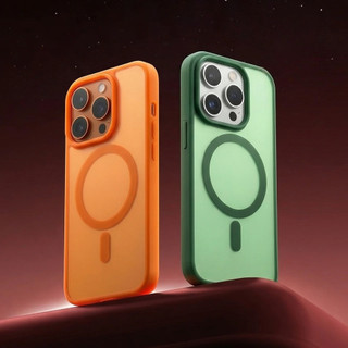 Thích hợp cho iPhone 17 Promax da mờ cảm giác vỏ điện thoại iPhone 16 vỏ sạc không dây siêu mỏng 15 chống vân tay lỗ lớn 14