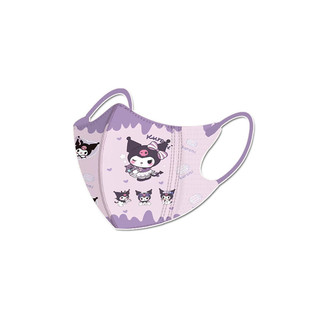 Khẩu trang 3D trẻ em Meileti họa tiết hoạt hình Sanrio Kulomi, đóng gói riêng