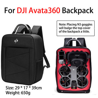 Dành Cho DJI Avata360 Ba Lô Vải Di Động Tất Cả Trong Một Túi Bảo Quản RC 2 Điều Khiển Từ Xa Kính N3 Ngoài Trời Toàn Cảnh Drone Avata360 Túi Phụ Kiện