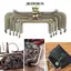 JKDESIGN Ví Khóa Khung, Túi Kim Loại Phần Cứng Ví Khung Kiss Clasp, Mini Vintage Túi Khung Khóa Túi Làm