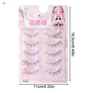 Lông mi giả Fluffy C-Curl tự nhiên - Dây đeo trong suốt để chụp ảnh hàng ngày