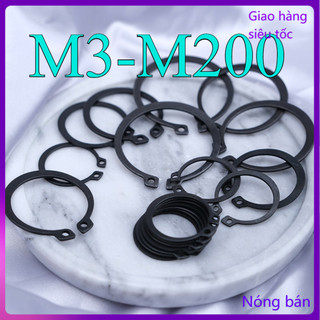 Phanh trục , GB894 phe gài trục, vòng phe đen ổ bi  M3-M200 [JYD-ZZ-Z]