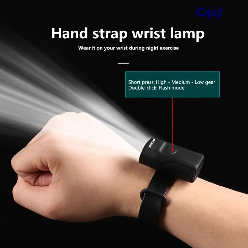 Đèn cổ tay và mắt cá chân CQCJ - Chống nước, Điều chỉnh sáng, Sạc USB - Phù hợp cho Người Đi Xe Đạp